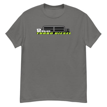 12 valve cummins second gen dodge ram tshirt - charcoal